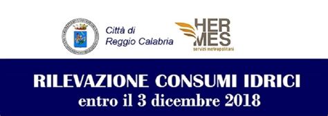 hermes rilevazione consumi idrici|Comune di Reggio Calabria .